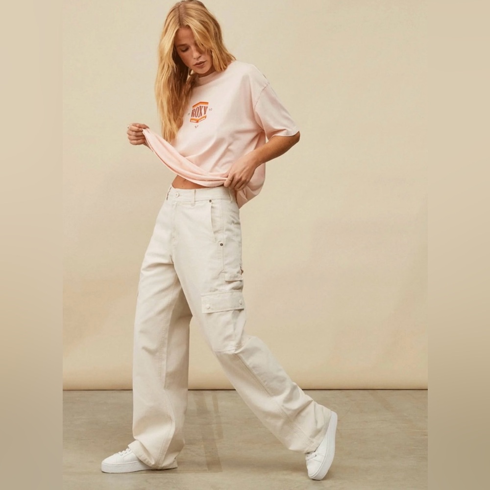 Roxy Women's Lefty Cream Cargo Pants